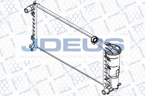 Jdeus RA0360120 - Radiators, Motora dzesēšanas sistēma autodraugiem.lv