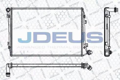 Jdeus RA0300490 - Radiators, Motora dzesēšanas sistēma autodraugiem.lv