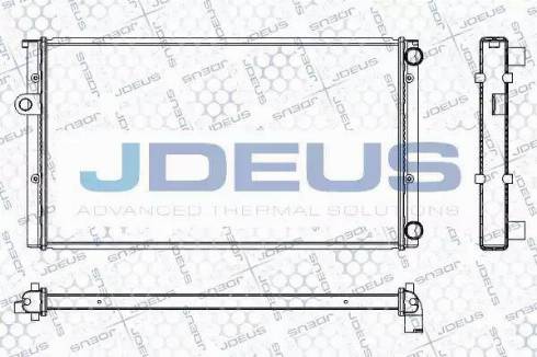 Jdeus RA0300451 - Radiators, Motora dzesēšanas sistēma autodraugiem.lv