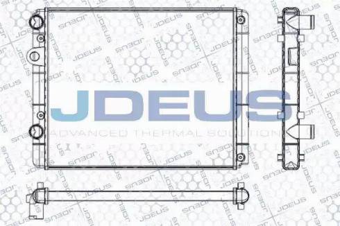 Jdeus RA0300400 - Radiators, Motora dzesēšanas sistēma autodraugiem.lv