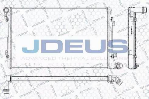 Jdeus RA0300500 - Radiators, Motora dzesēšanas sistēma autodraugiem.lv