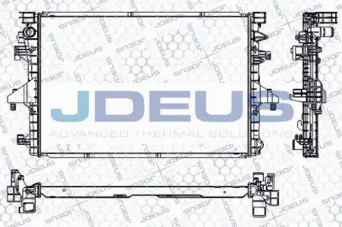 Jdeus RA0300510 - Radiators, Motora dzesēšanas sistēma autodraugiem.lv