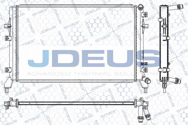 Jdeus RA0300530 - Radiators, Motora dzesēšanas sistēma autodraugiem.lv