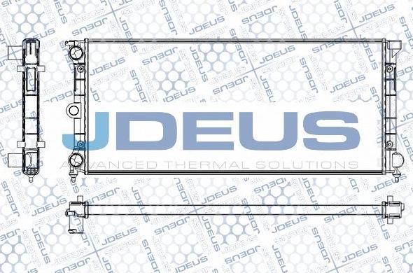 Jdeus RA0300161 - Radiators, Motora dzesēšanas sistēma autodraugiem.lv