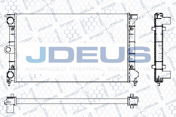 Jdeus RA0300111 - Radiators, Motora dzesēšanas sistēma autodraugiem.lv