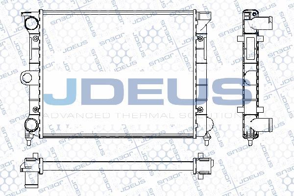 Jdeus RA0300390 - Radiators, Motora dzesēšanas sistēma autodraugiem.lv