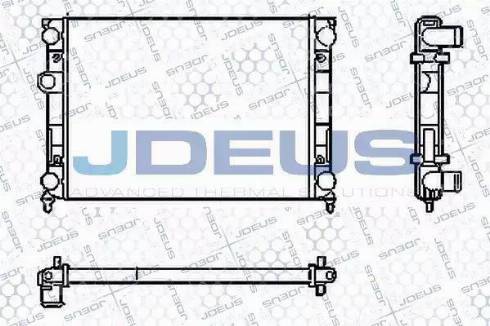 Jdeus RA0300380 - Radiators, Motora dzesēšanas sistēma autodraugiem.lv