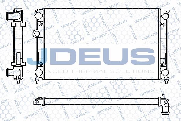 Jdeus RA0300370 - Radiators, Motora dzesēšanas sistēma autodraugiem.lv