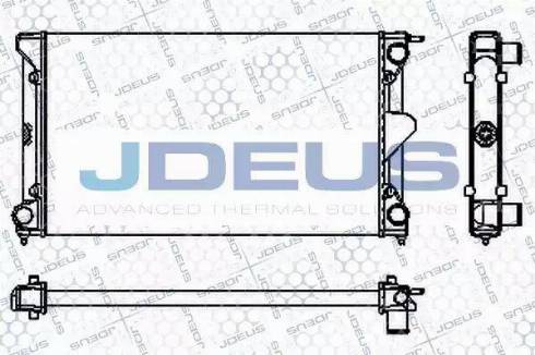 Jdeus RA0300291 - Radiators, Motora dzesēšanas sistēma autodraugiem.lv