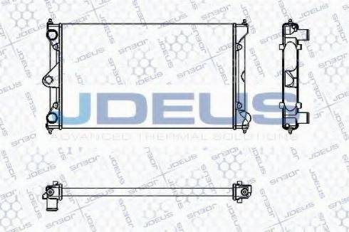 Jdeus RA0300281 - Radiators, Motora dzesēšanas sistēma autodraugiem.lv