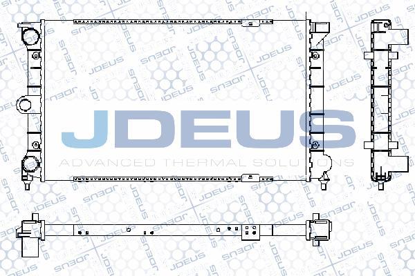 Jdeus RA0300271 - Radiators, Motora dzesēšanas sistēma autodraugiem.lv