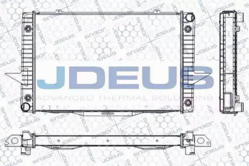 Jdeus RA0310480 - Radiators, Motora dzesēšanas sistēma autodraugiem.lv