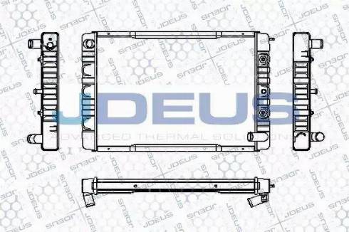 Jdeus RA0310430 - Radiators, Motora dzesēšanas sistēma autodraugiem.lv