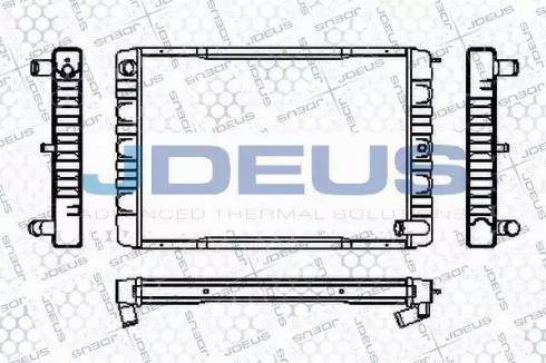 Jdeus RA0310420 - Radiators, Motora dzesēšanas sistēma autodraugiem.lv