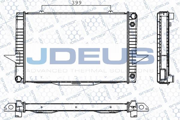 Jdeus RA0310470 - Radiators, Motora dzesēšanas sistēma autodraugiem.lv