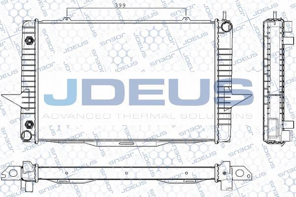 Jdeus RA0310550 - Radiators, Motora dzesēšanas sistēma autodraugiem.lv