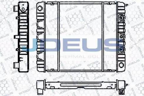 Jdeus RA0310160 - Radiators, Motora dzesēšanas sistēma autodraugiem.lv