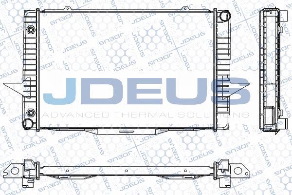 Jdeus RA0310370 - Radiators, Motora dzesēšanas sistēma autodraugiem.lv