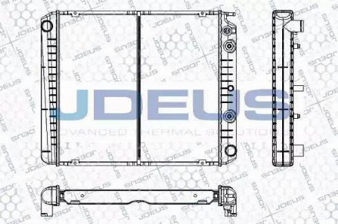 Jdeus RA0310220 - Radiators, Motora dzesēšanas sistēma autodraugiem.lv