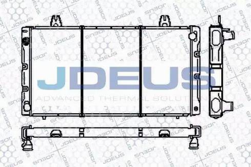 Jdeus RA0240010 - Radiators, Motora dzesēšanas sistēma autodraugiem.lv