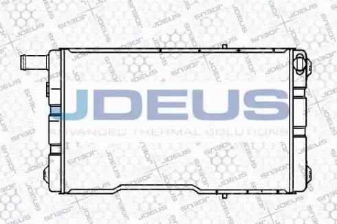 Jdeus RA0240080 - Radiators, Motora dzesēšanas sistēma autodraugiem.lv