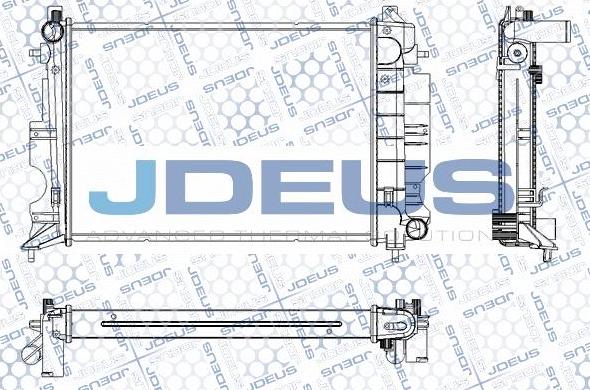 Jdeus RA0240150 - Radiators, Motora dzesēšanas sistēma autodraugiem.lv