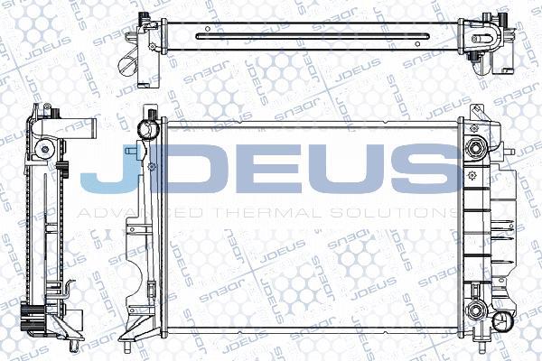 Jdeus RA0240160 - Radiators, Motora dzesēšanas sistēma autodraugiem.lv