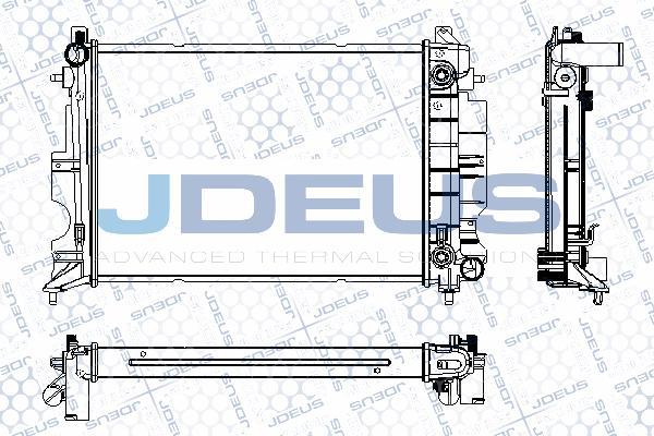 Jdeus RA0240180 - Radiators, Motora dzesēšanas sistēma autodraugiem.lv