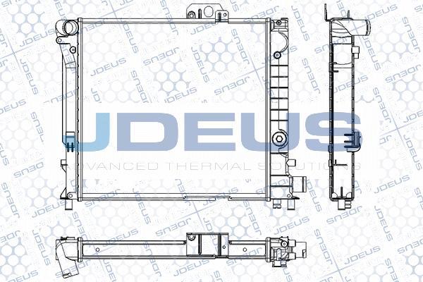 Jdeus RA0240120 - Radiators, Motora dzesēšanas sistēma autodraugiem.lv