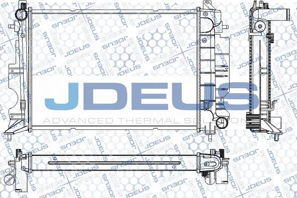 Jdeus RA0240170 - Radiators, Motora dzesēšanas sistēma autodraugiem.lv