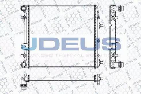Jdeus RA0250090 - Radiators, Motora dzesēšanas sistēma autodraugiem.lv