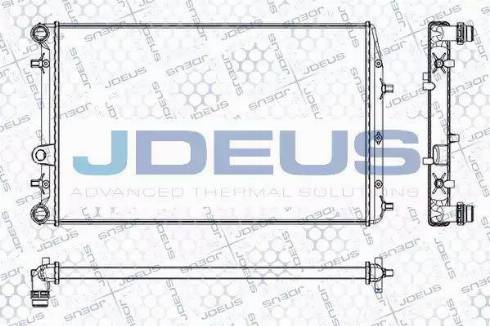 Jdeus RA0250080 - Radiators, Motora dzesēšanas sistēma autodraugiem.lv