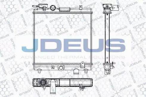 Jdeus RA0250031 - Radiators, Motora dzesēšanas sistēma autodraugiem.lv