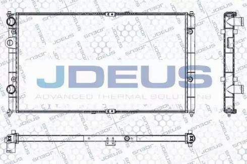 Jdeus RA0250070 - Radiators, Motora dzesēšanas sistēma autodraugiem.lv