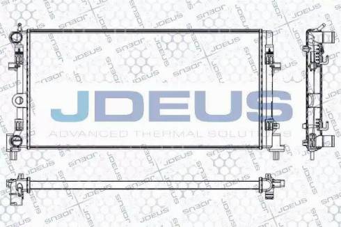 Jdeus RA0250130 - Radiators, Motora dzesēšanas sistēma autodraugiem.lv