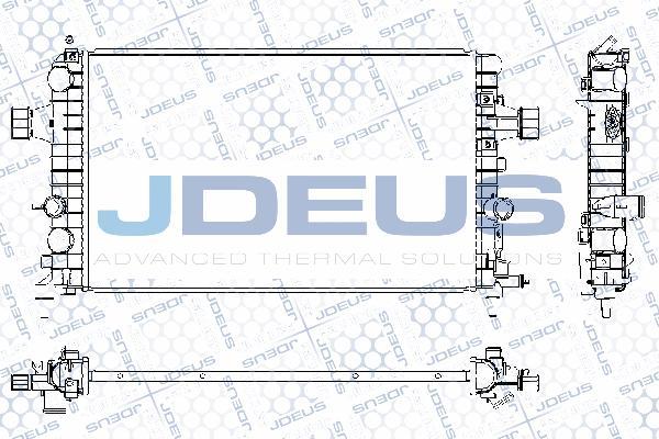 Jdeus RA0200990 - Radiators, Motora dzesēšanas sistēma autodraugiem.lv