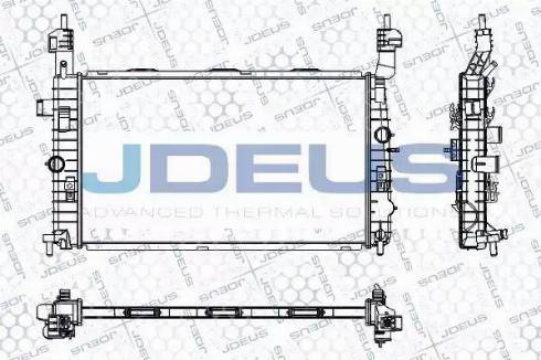 Jdeus RA0200910 - Radiators, Motora dzesēšanas sistēma autodraugiem.lv