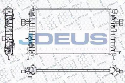 Jdeus RA0200970 - Radiators, Motora dzesēšanas sistēma autodraugiem.lv