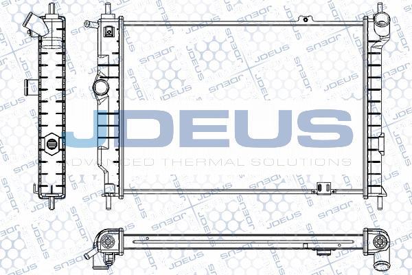 Jdeus RA0200440 - Radiators, Motora dzesēšanas sistēma autodraugiem.lv