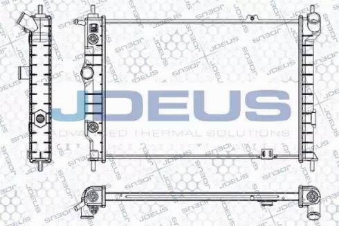 Jdeus RA0200460 - Radiators, Motora dzesēšanas sistēma autodraugiem.lv