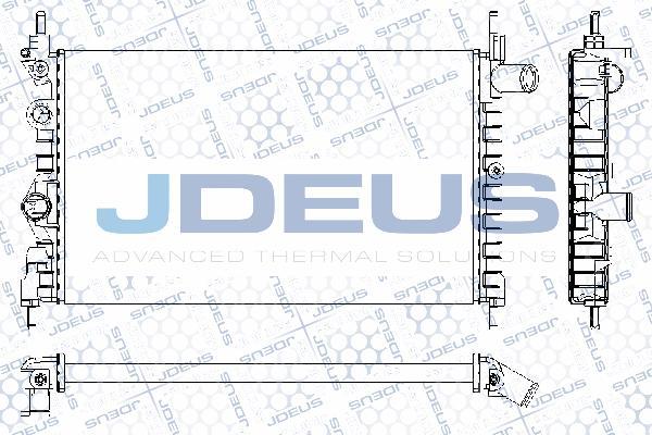 Jdeus RA0200411 - Radiators, Motora dzesēšanas sistēma autodraugiem.lv