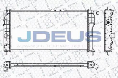 Jdeus RA0200471 - Radiators, Motora dzesēšanas sistēma autodraugiem.lv