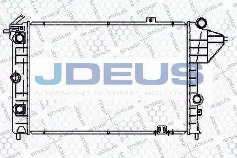 Jdeus RA0200590 - Radiators, Motora dzesēšanas sistēma autodraugiem.lv