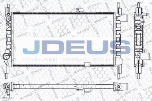 Jdeus RA0200541 - Radiators, Motora dzesēšanas sistēma autodraugiem.lv