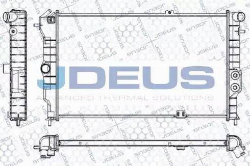 Jdeus RA0200560 - Radiators, Motora dzesēšanas sistēma autodraugiem.lv