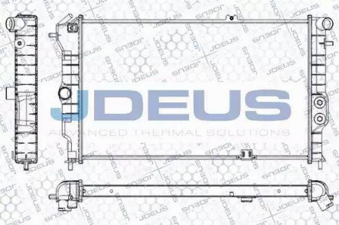 Jdeus RA0200561 - Radiators, Motora dzesēšanas sistēma autodraugiem.lv