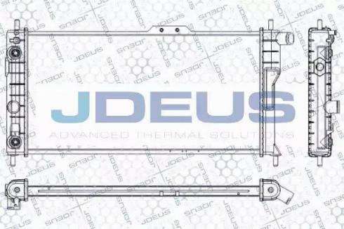 Jdeus RA0200501 - Radiators, Motora dzesēšanas sistēma autodraugiem.lv