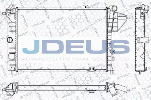 Jdeus RA0200580 - Radiators, Motora dzesēšanas sistēma autodraugiem.lv