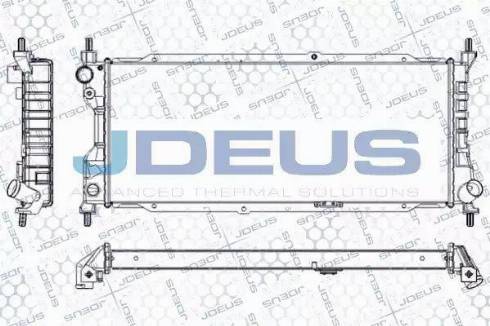 Jdeus RA0200530 - Radiators, Motora dzesēšanas sistēma autodraugiem.lv