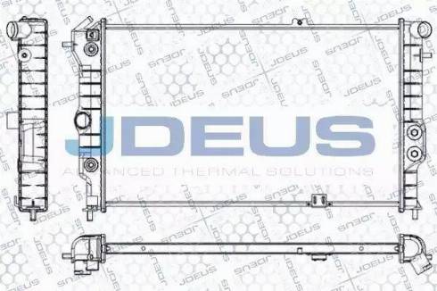 Jdeus RA0200570 - Radiators, Motora dzesēšanas sistēma autodraugiem.lv